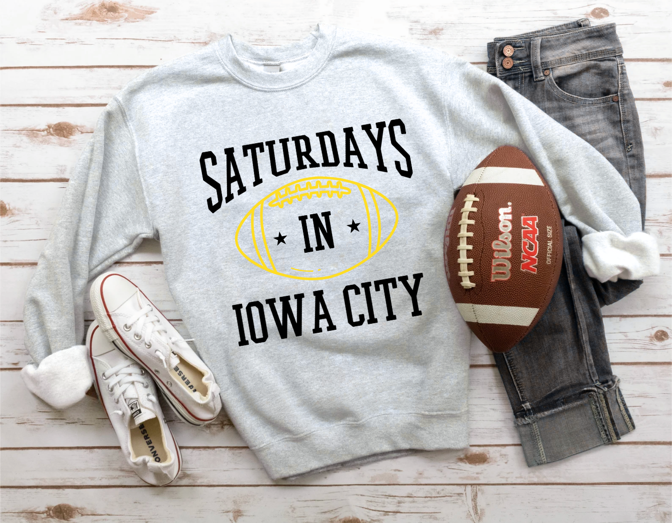 Saturdays in Iowa City Crew Sweatshirt